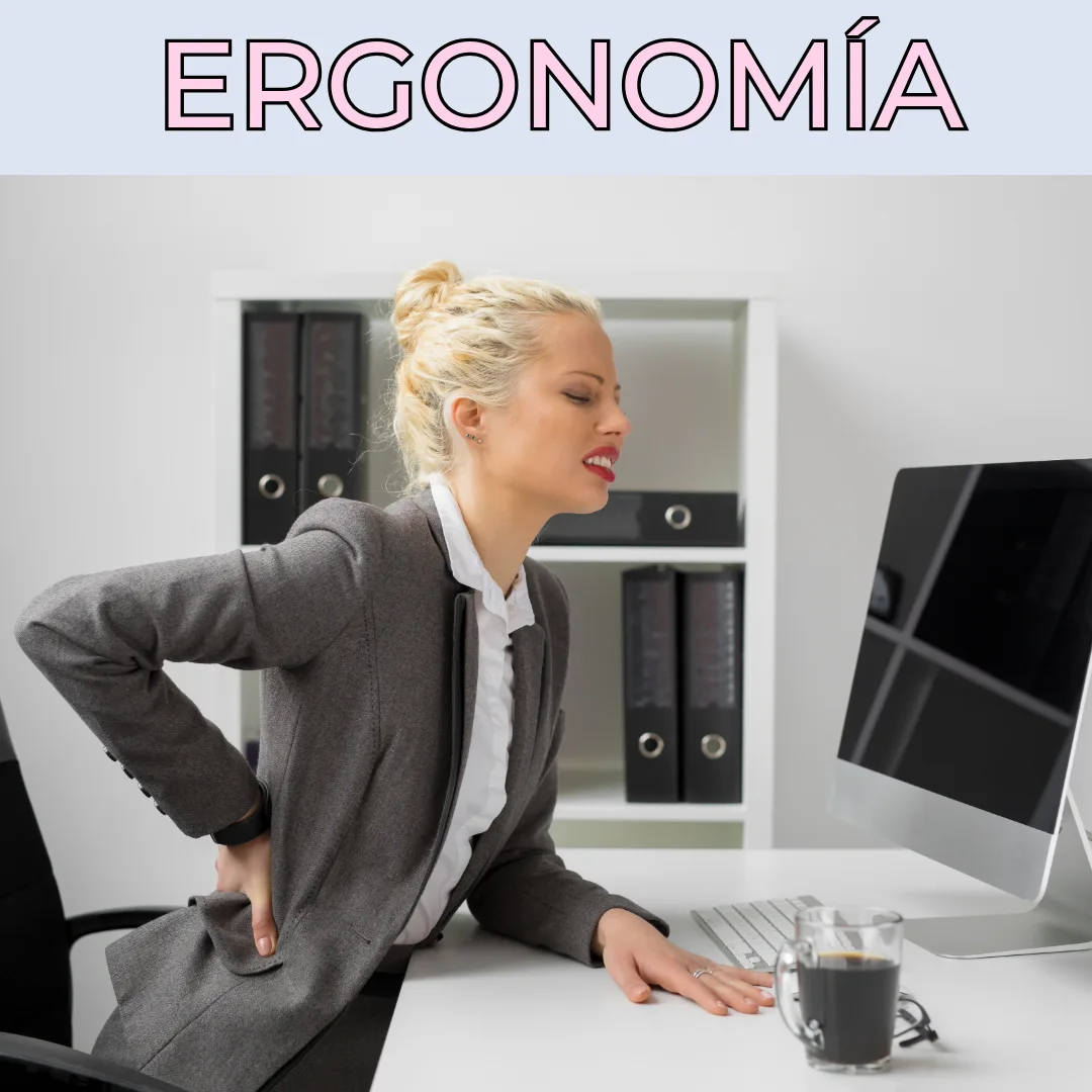 Categoría Ergonomía: consejos para mejorar la postura, la silla y la salud física en tu espacio de trabajo.