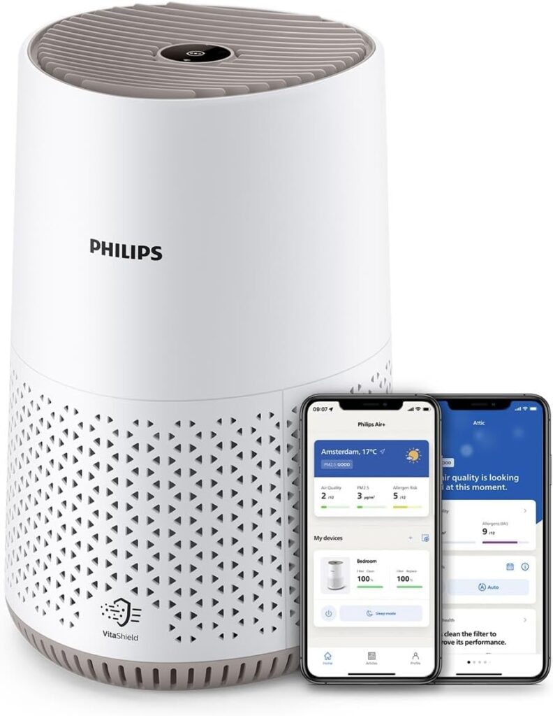 Purificador de aire con control por app para mejorar la calidad del ambiente en oficinas